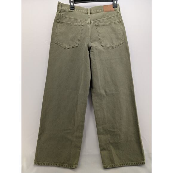 NWT Madewell The Perfect Vintage Wide-Leg Crop Jean  in Faded Fatigue size 28 - Picture 7 of 10